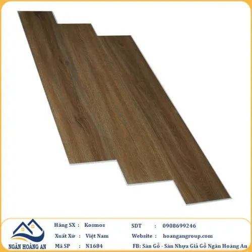 Sàn Nhựa Hèm Khoá Kosmos N1684 4mm