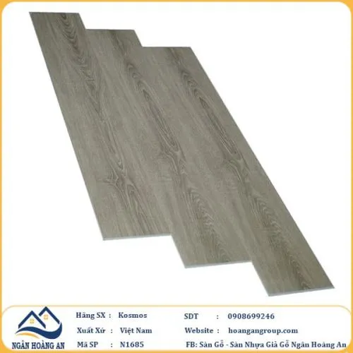 Sàn Nhựa Hèm Khoá Kosmos N1685 4mm