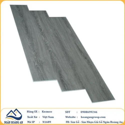 Sàn Nhựa Hèm Khoá Kosmos N1689 4mm