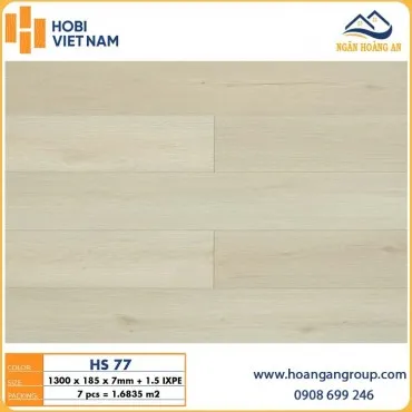 Sàn Nhựa Hèm Khóa SPC 7mm Hobiwood HS77