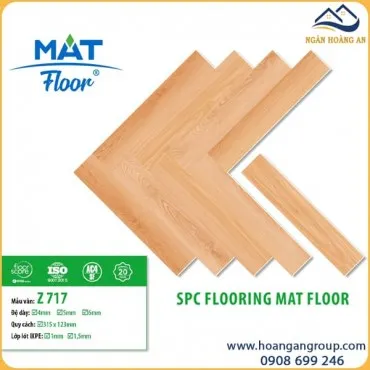 Sàn nhựa hèm khóa xương cá MAT Floor Z-717 Dày 4mm