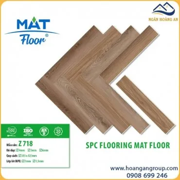 Sàn Nhựa Hèm Khóa Xương Cá MAT Floor Z-718 Dày 4mm