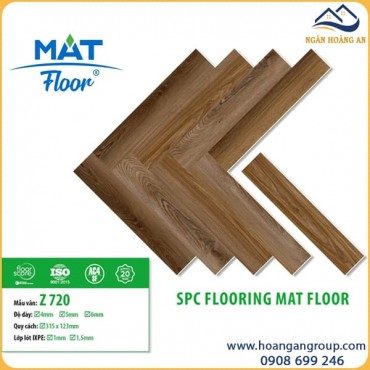 Sàn Nhựa Hèm Khóa Xương Cá MAT Floor Z-720 Dày 4mm