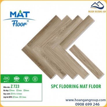 Sàn Nhựa Hèm Khóa Xương Cá MAT Floor Z-723 Dày 4mm
