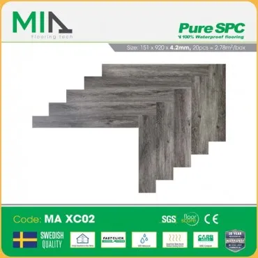 Sàn Nhựa Giả Gỗ Hèm Khóa Xương Cá MIA MA XC02