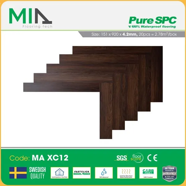 Sàn Nhựa Giả Gỗ Hèm Khóa Xương Cá MIA Tại Củ Chi TPHCM