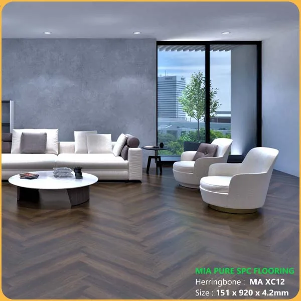 Bảng Báo Giá Hoàn Thiện Sàn Nhựa Giả Gỗ Hèm Khóa MIA MAXC12