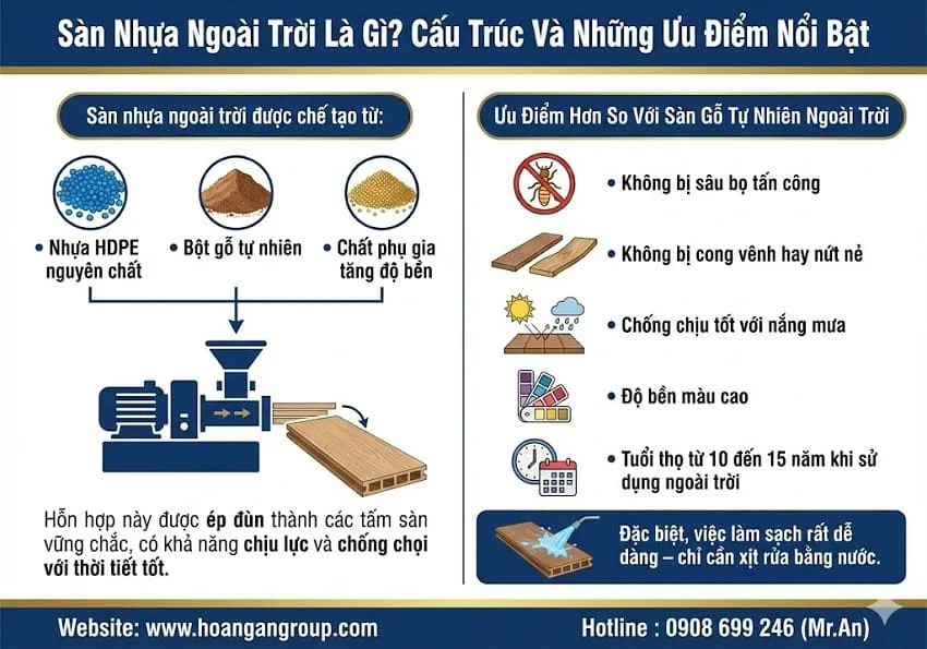 Sàn Nhựa Ngoài Trời Là Gì? Cấu Trúc Và Những Ưu Điểm Nổi Bật