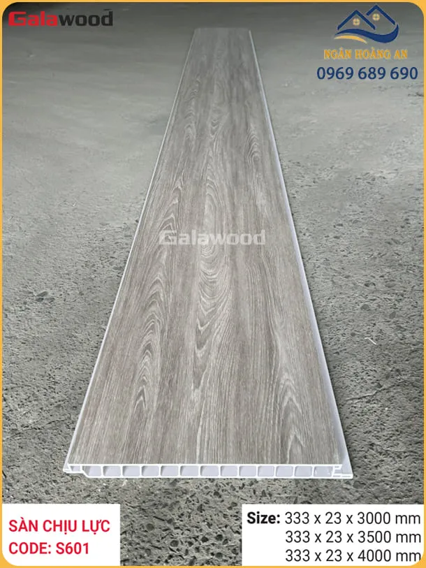 Sàn Nhựa PVC Chịu Lực Gác Galawood S601 Sàn Nhựa PVC Chịu Lực Gác Galawood S601