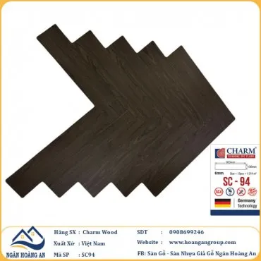 Sàn Nhựa Giả Gỗ Hèm Khóa Xương Cá Charm Wood SC94