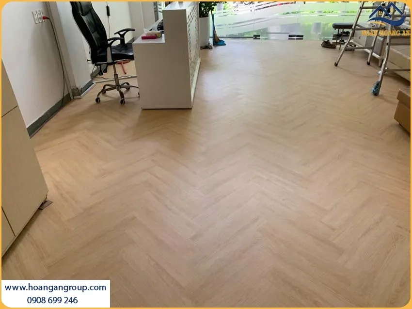 Sàn Nhà Được Lót Sàn Nhựa Xương Cá THFLoor HR9009 An Toàn Sức Khỏe Sàn Nhà Được Lót Sàn Nhựa Xương Cá THFLoor HR9009 An Toàn Sức Khỏe