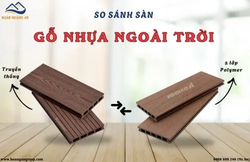 So Sánh Sàn Gỗ Nhựa Ngoài Trời 1 Lớp Và 2 Lớp (2 Da) – Nên Chọn Loại Nào?