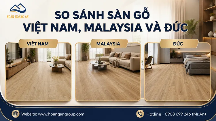So Sánh Sàn Gỗ Việt Nam, Malaysia Và Đức 