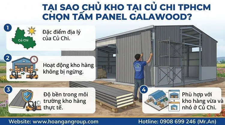 Tại Sao Chủ Kho Tại Củ Chi TPHCM Chọn Tấm Panel Galawood? Tại Sao Chủ Kho Tại Củ Chi TPHCM Chọn Tấm Panel Galawood?