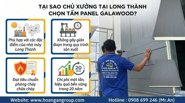 Tại Sao Chủ Xưởng Tại Long Thành Chọn Tấm Panel Galawood?