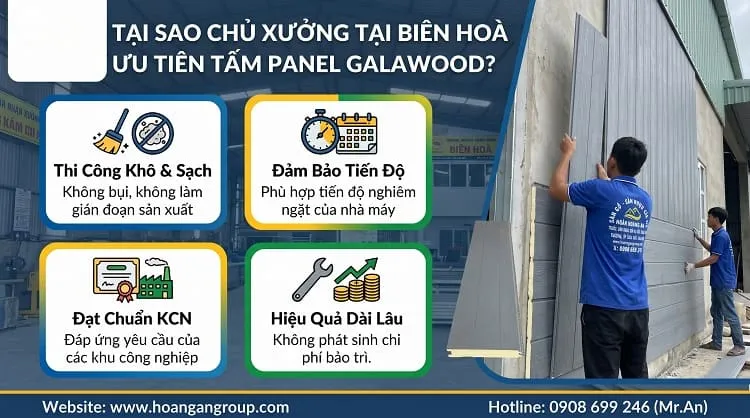 Tại Sao Chủ Xưởng Tại Biên Hoà Ưu Tiên Tấm Panel Galawood?