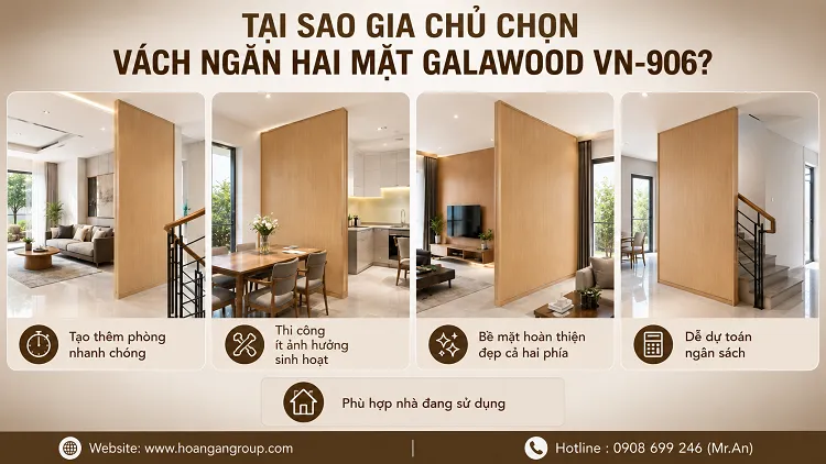 Tại Sao Gia Chủ Chọn Vách Ngăn Hai Mặt Galawood VN-906?