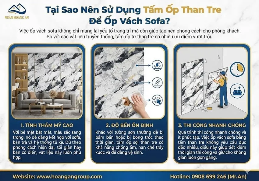 Tại Sao Nên Sử Dụng Tấm Ốp Than Tre Để Ốp Vách Sofa? Tại Sao Nên Sử Dụng Tấm Ốp Than Tre Để Ốp Vách Sofa?