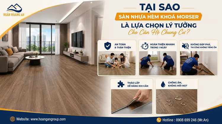 Tại Sao Sàn Nhựa Hèm Khoá Là Lựa Chọn Lý Tưởng Cho Căn Hộ Chung Cư?