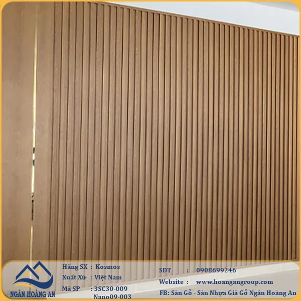 Tấm Lam Sóng Cao Nhựa Giả Gỗ Ốp Vách Tại Quận 1 TPHCM