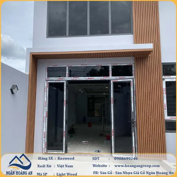 Tấm Lam Sóng Gỗ Nhựa Ngoài Trời Kosmos Tại Quận 11 TPHCM