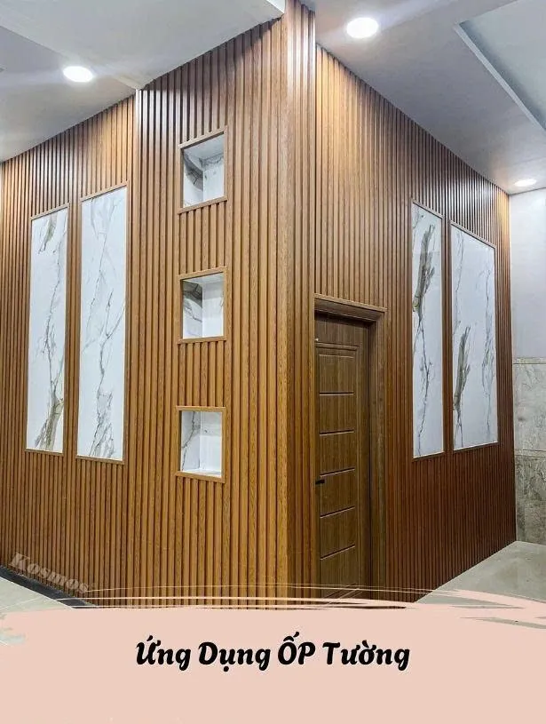 Thi Công Ốp Tường Lam Sóng Kosmos Chắc Chắn Cho Không Gian