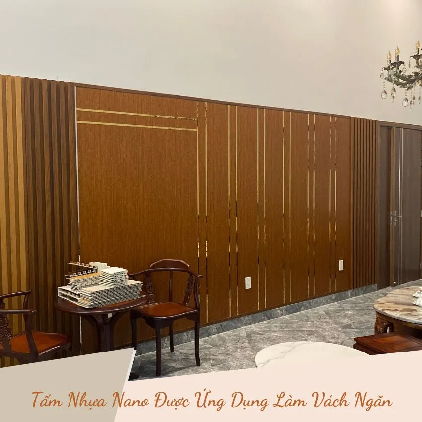 Ốp Tấm Nano Làm Vách Ngăn Trang Trí Ốp Tấm Nano Làm Vách Ngăn Trang Trí