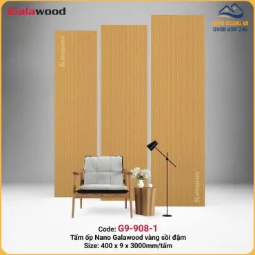 Tấm Nano Nhựa Ốp Tường Ốp Trần Vân Gỗ Galawood G9-908-1