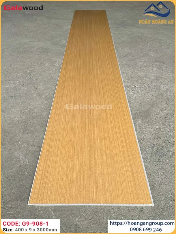 Tấm Nano Nhựa Ốp Tường Ốp Trần Vân Gỗ Galawood G9-908-1