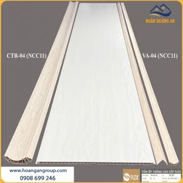 Tấm Nano Ốp Trần Vân Gỗ Flex FG101 Cắt Theo Yêu Cầu