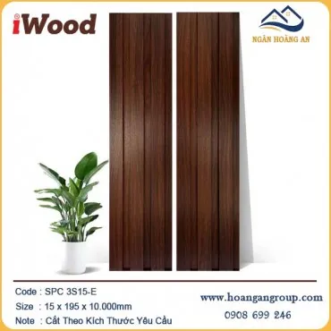 Tấm Nhựa Lam 3 Sóng Giả Vân Gỗ iWood 3S15-E 