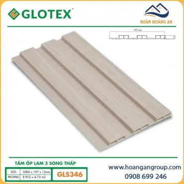 Tấm Nhựa Ốp Tường Lam 3 Sóng Thấp Glotex GLS346