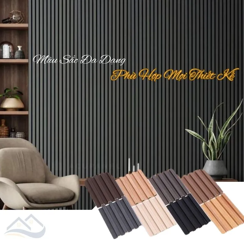 Tấm Nhựa Ốp Tường Ốp Trần Lam Sóng Giả Gỗ