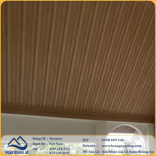 Ốp Tường Ốp Trần Bằng Tấm Ốp Kosmos Tại Quận 12 TPHCM