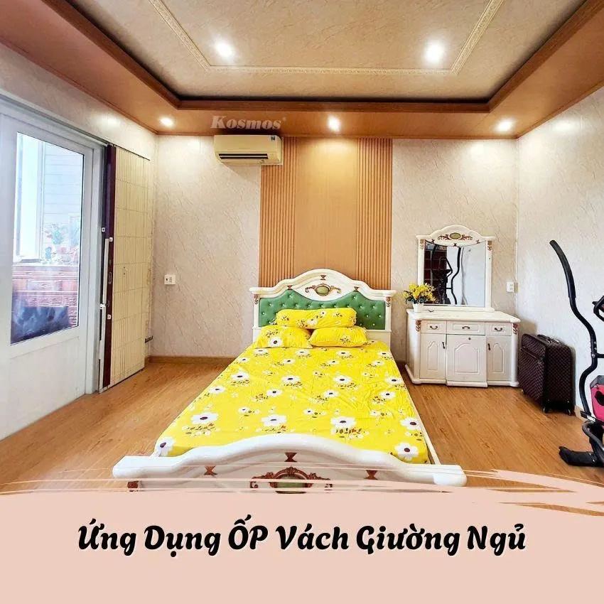 Thi Công Tấm Lam Sóng Kosmos Cho Phòng Ngủ Kháng Mối, Chống Ẩm Thi Công Tấm Lam Sóng Kosmos Cho Phòng Ngủ Kháng Mối, Chống Ẩm
