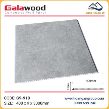 Tấm Nhựa Ốp Tường Nano Giả Bê Tông Galawood G9-910