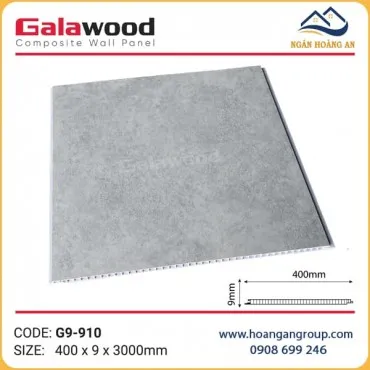 Tấm Nhựa Ốp Tường Nano Giả Bê Tông Galawood G9-910