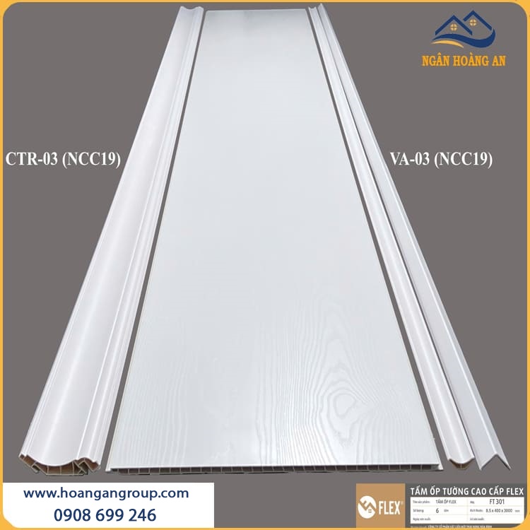 Tấm Nhựa Nano Giả Vân Gỗ Flex FT301 Cắt Theo Yêu Cầu