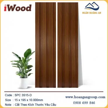 Lam 3 Sóng Ốp Trần Nhựa Giả Gỗ iWood 3S15-D