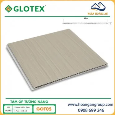 Tấm Ốp Nano Nhựa Giả Vân Gỗ Glotex GOT05