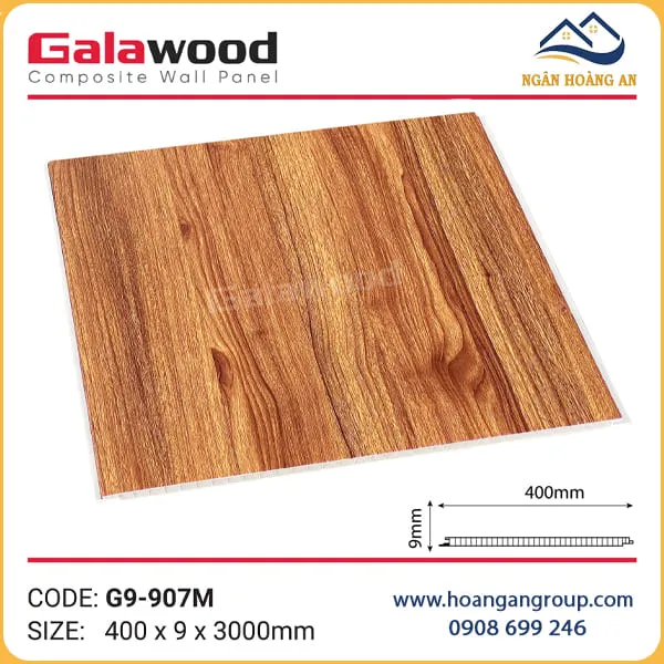 Tấm Nhựa Ốp Tường Nano Giả Gỗ Galawood Tại Củ Chi TPHCM