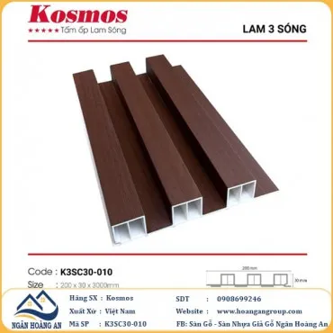 Lam 3 Sóng Cao Giả Gỗ Kosmos K3SC30-010