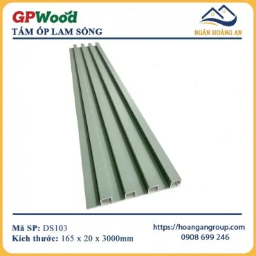 Tấm Ốp Lam 4 Sóng GPWood DS103 Màu Xanh
