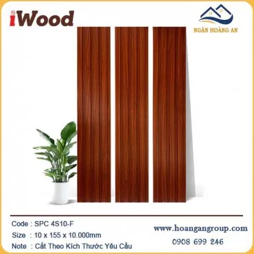 Tấm Nhựa Ốp Tường Lam 4 Sóng iWood 4S10-F 