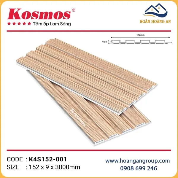 Tấm Nhựa Ốp Tường Lam Sóng Kosmos Tại Củ Chi TPHCM