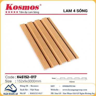 Lam 4 Sóng Thấp Giả Gỗ Kosmos K4S152-017