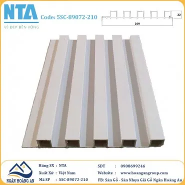 Tấm Ốp Lam 5 Sóng Cao Nhựa Giả Gỗ NTA 5SC-89072-210
