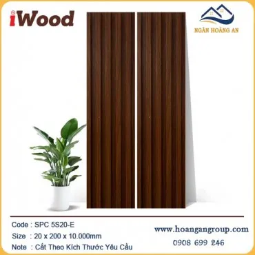 Tấm Nhựa Lam 5 Sóng Giả Vân Gỗ iWood 5S20-E