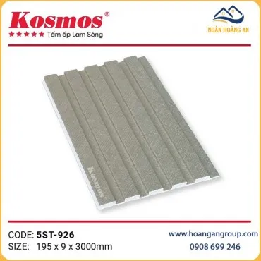 Tấm Nhựa Ốp Tường Lam 5 Sóng Vân Vải Kosmos 5St-926