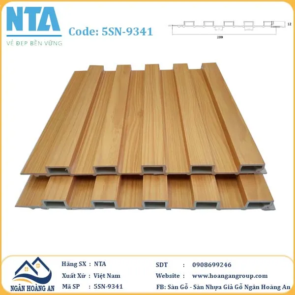 Tấm Nhựa Ốp Tường Ốp Trần Lam Sóng NTA